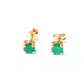 PENDIENTES ORO AMARILLO PIEDRA                                        
