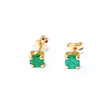 PENDIENTES ORO AMARILLO PIEDRA                                        