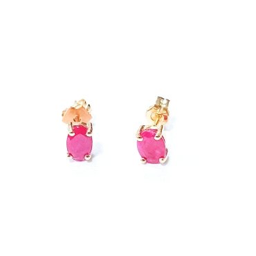 PENDIENTES ORO AMARILLO PIEDRA                                        