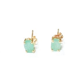 PENDIENTES ORO AMARILLO PIEDRA                                        