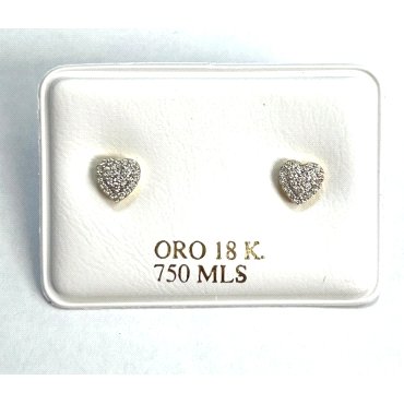 PENDIENTES ORO AMARILLO BRILLANTES                                    
