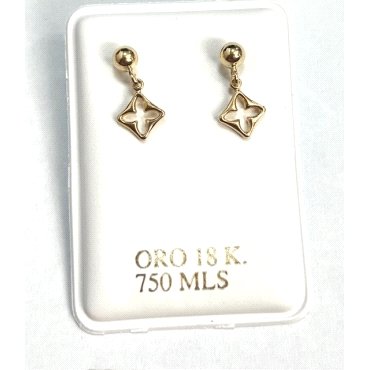 PENDIENTES ORO AMARILLO                                               