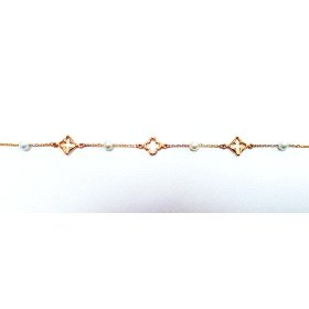 PULSERAS NIÑA ORO AMARILLO PERLA COMUNION                             