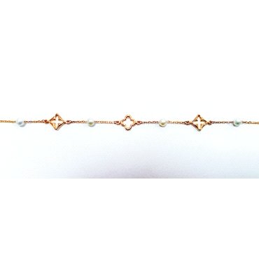 PULSERAS NIÑA ORO AMARILLO PERLA COMUNION                             