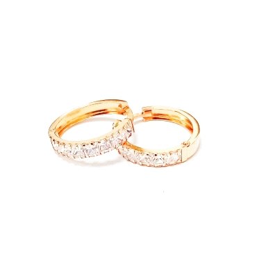 PENDIENTES ARO ORO AMARILLO PIEDRA                                    
