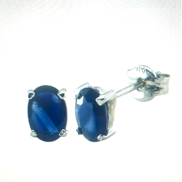 PENDIENTES ORO BLANCO PIEDRA                                          