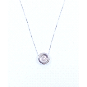GARGANTILLA ORO BLANCO BRILLANTES                                     