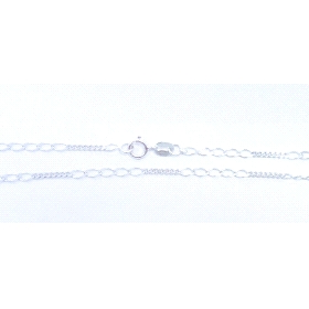 CADENAS CADENA ORO BLANCO 50 CM.                                      