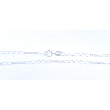 CADENAS CADENA ORO BLANCO 50 CM.                                      