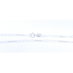 CADENAS CADENA ORO BLANCO 40 CM.                                      