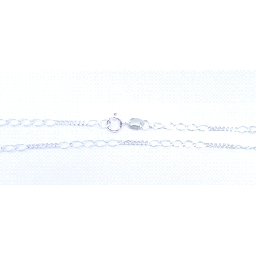 CADENAS CADENA ORO BLANCO 40 CM.                                      