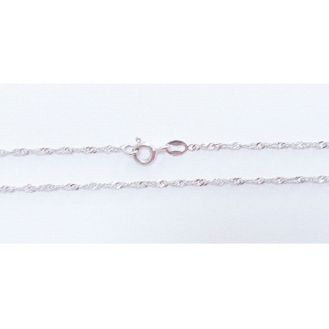 CADENAS CADENA ORO BLANCO 40 CM.                                      