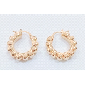 PENDIENTES ARO ORO AMARILLO LISA                                      