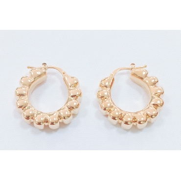 PENDIENTES ARO ORO AMARILLO LISA                                      