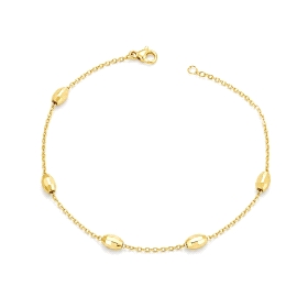 9 KILATES PULSERA ORO AMARILLO                                        