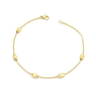 9 KILATES PULSERA ORO AMARILLO                                        