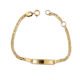ESCLAVA 9 KILATES NIÑO ORO AMARILLO                                   