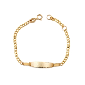 ESCLAVA 9 KILATES NIÑO ORO AMARILLO                                   