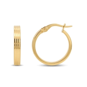 9 KILATES AROS ORO AMARILLO LISO                                      