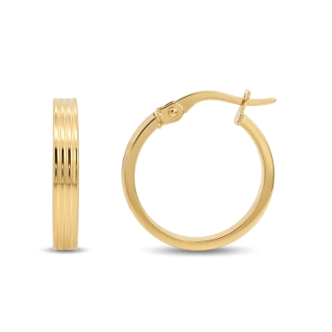 9 KILATES AROS ORO AMARILLO LISO                                      