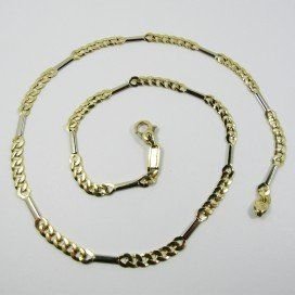 GARGANTILLA ORO BICOLOR ITALIANO LISO