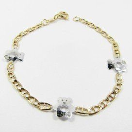 PULSERAS NIÑA BICOLOR FETICHE PIEDRA