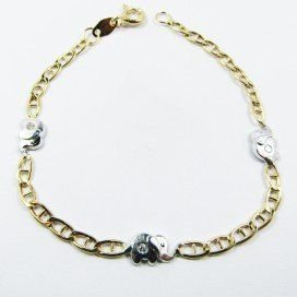 PULSERAS NIÑA BICOLOR FETICHE PIEDRA