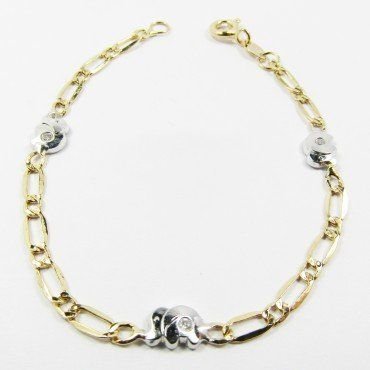 PULSERAS NIÑA BICOLOR FETICHE PIEDRA