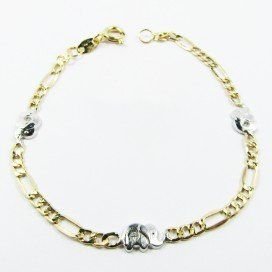 PULSERAS NIÑA BICOLOR FETICHE PIEDRA