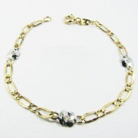 PULSERAS NIÑA BICOLOR FETICHE PIEDRA