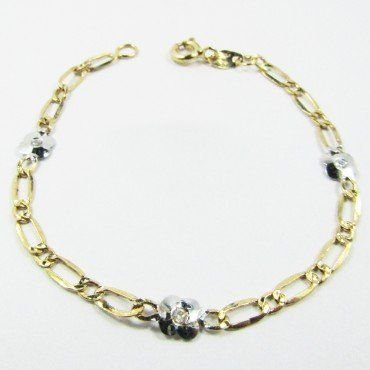 PULSERAS NIÑA BICOLOR FETICHE PIEDRA