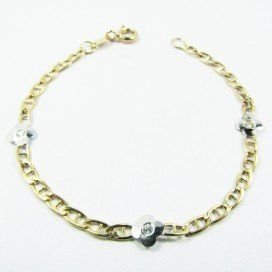 PULSERAS NIÑA BICOLOR FETICHE PIEDRA