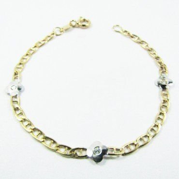 PULSERAS NIÑA BICOLOR FETICHE PIEDRA