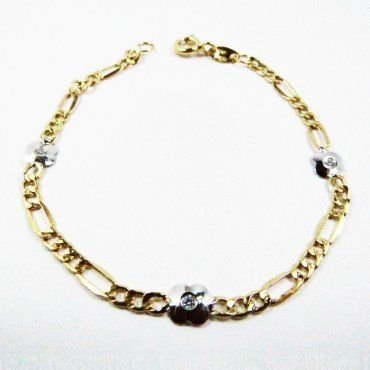PULSERAS NIÑA BICOLOR FETICHE PIEDRA