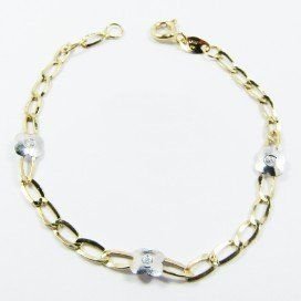 PULSERAS NIÑA BICOLOR FETICHE PIEDRA