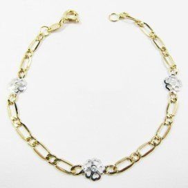 PULSERAS NIÑA BICOLOR FETICHE PIEDRA