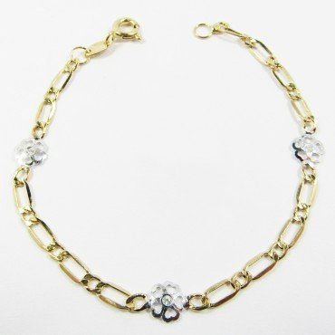 PULSERAS NIÑA BICOLOR FETICHE PIEDRA