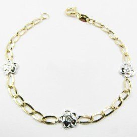 PULSERAS NIÑA BICOLOR FETICHE PIEDRA