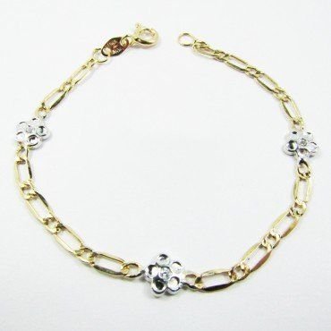 PULSERAS NIÑA BICOLOR FETICHE PIEDRA