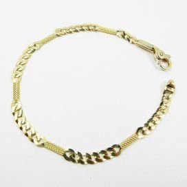 PULSERA SRA. ORO AMARILLO ITALIANO LISO