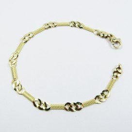 PULSERA SRA. ORO AMARILLO ITALIANO LISO