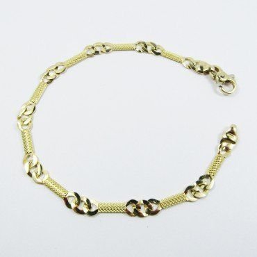 PULSERA SRA. ORO AMARILLO ITALIANO LISO