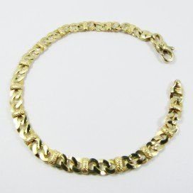 PULSERA SRA. ORO AMARILLO ITALIANO LISO
