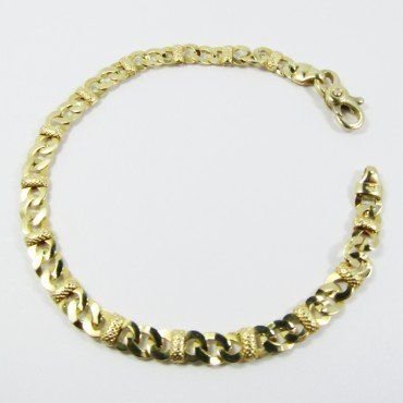 PULSERA SRA. ORO AMARILLO ITALIANO LISO