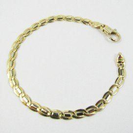 PULSERA SRA. ORO BICOLOR ITALIANO LISO