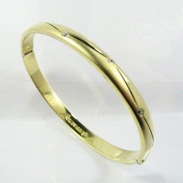 PULSERA ARO ORO AMARILLO PIEDRA