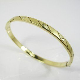 PULSERA ARO ORO AMARILLO PIEDRA