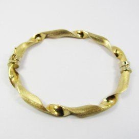PULSERA ARO ORO BICOLOR