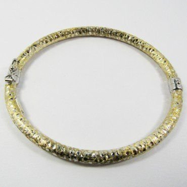 PULSERA ARO ORO BICOLOR