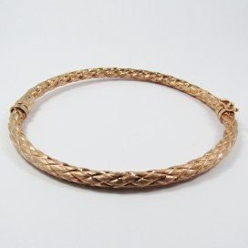 PULSERA ARO ORO ROSA